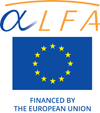 Logo Alfa III de la Unión Europea
