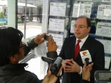 Dr. Antonio Moreira en conferencia de prensa