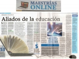 Nota en Diario El Comercio: Herramientas Tecnológicas Aliados de la Educación