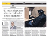 Nota en Diario El Comercio: El reto adaptarse a las necesidades del alumno 