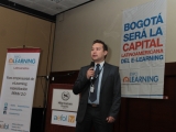 Miguel Morales de Universidad Galileo, en el evento Expoelearning 2013