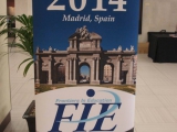 Banner de congreso IEEE FIE 2014, en Madrid, España