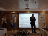 Rocael Hernández, coordinador técnico ESVI-AL, en su presentación del estado del proyecto