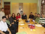 Participantes en la reunión de trabajo para búsqueda de Sinergias Proyectos ALFA III