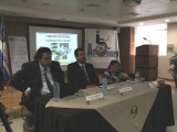 Mesa inaugural de expositores de Seminario de Discapacidad