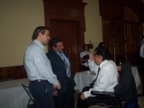 Presentación de proyecto ESVI-AL a presidente de comisión en congreso de Guatemala