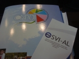 Material promocional ESVI-AL en el evento