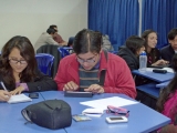 Participantes en actividades del taller en Huancayo Perú
