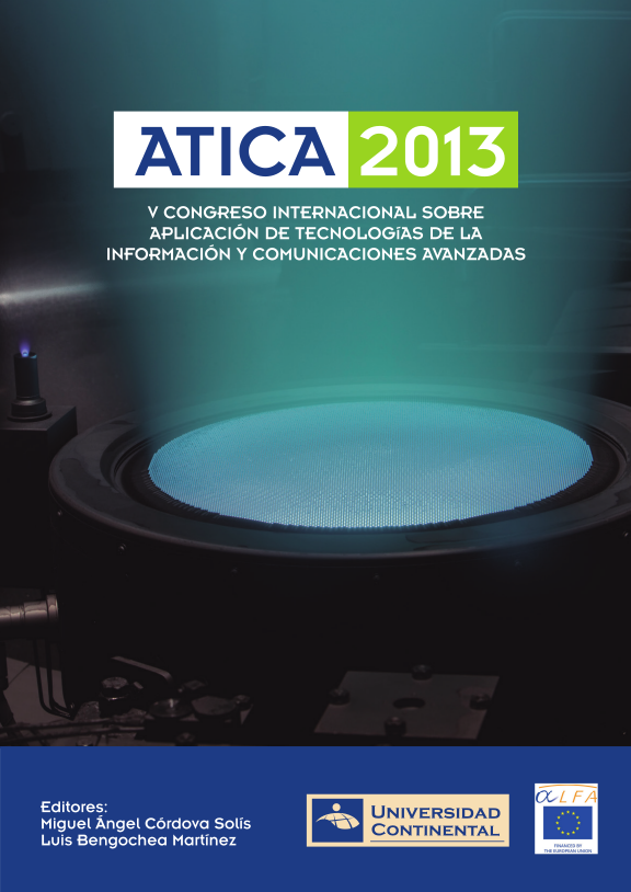 V Congreso Internacional sobre Aplicación de TICS Avanzadas (ATICA 2013)